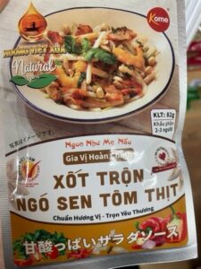 Xốt ngó sen tôm thịt