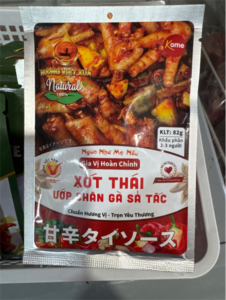 xốt chân gà sả tắc