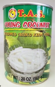 Tas young Coconut stripped buko kina yod