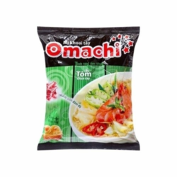 Mì khoai Tây Omachi tôm chua cay 5 sao 78g / Omachi インスタントラーメン（エビ風味）