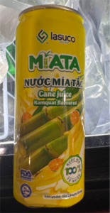 nước mía tắc lon 砂糖キビカラマンシージュース