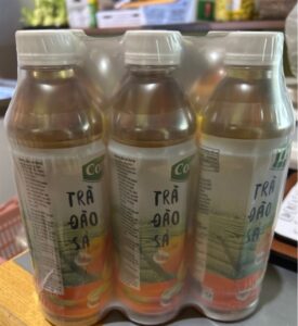 trà đào sả cozy lốc