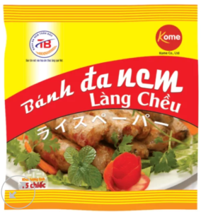 Bánh đa nem làng chiều KOME /春巻き用ライスペーパー