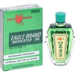 Eagle Brand dầu Gió xanh con ó Singapore 24ml medicated oil