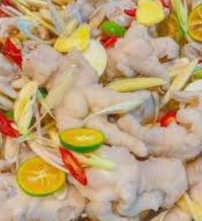 Chân gà rút xương sả tắc