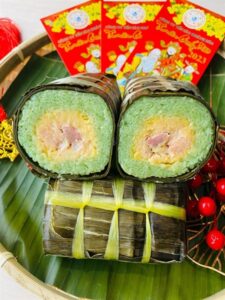 Bánh tét đậu thịt