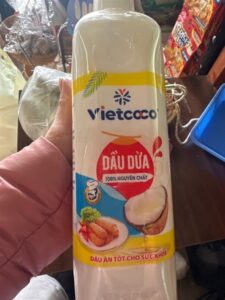 Dầu dừa Vietcoco tinh khiết Organic 1L