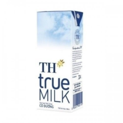 Sữa tươi tiệt trung TH True Milk có đường 180ml loc 4 hop