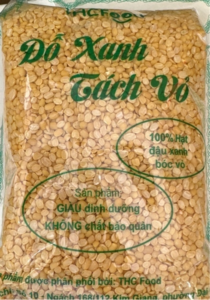 Đỗ xanh (đậu xanh) tách vỏ