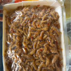 cá cơm rim 500g Crispy Stir-fried Anchovies with Sauce