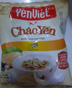 Cháo yến vị gà