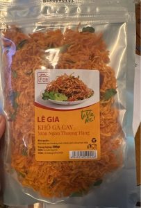 khô gà cay Lê Gia 200gr