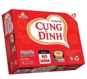 Mì cung đình vị bò hầm (thùng 30 gói)