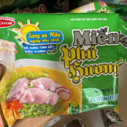 Miến đậu xanh Phú Hương Hương vị sườn heo gói 58gam