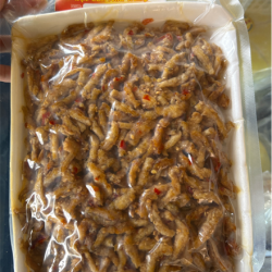cá cơm rim 500g Crispy Stir-fried Anchovies with Sauce