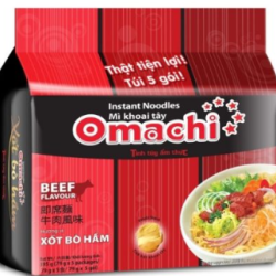Mì omachi bò hầm (bịch 5 gói) 牛肉煮込み風味ラーメン 5袋入り
