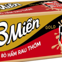 Mì 3 miền gold bò hầm rau thơm (thùng 30 gói) 牛肉煮込み・香草風味 インスタント麺(ケース)