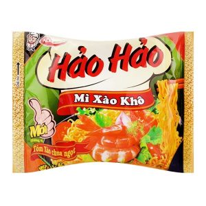 Mì Hảo Hảo xào khô tôm chua ngọt (gói) 汁なし麺 甘酸っぱいエビ味(1袋)