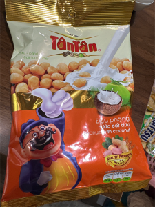 đậu phộng nước cốt dừa Tân Tân ココナッツ風味ピーナッツ