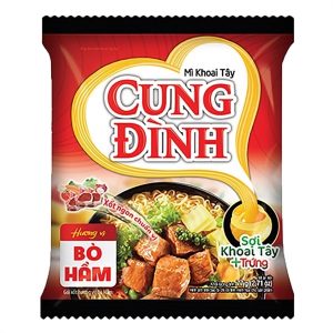 Mì cung đình vị bò hầm (gói) |cung dinh 牛肉煮込み味インスタントラーメン|80g