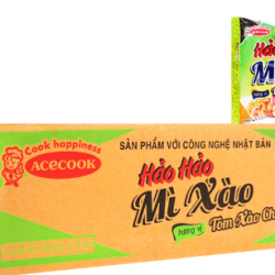 Mì Hảo Hảo xào khô tôm chua ngọt (thùng) 汁なし麺 甘酸っぱいエビ味(1ケース)