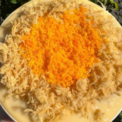 Bông lan trứng muối 1 tầng 塩漬け卵黄スポンジケーキ（1段）