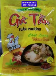 Gà tần Tuấn Phương 50g 鶏肉薬膳スープの素