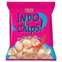Snack Oishi indo chips vị cay 40g Indo Chips ピリ辛味