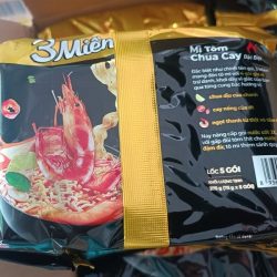 Mì tôm chua cay đặc biệt 3 Miền túi 5GÓI 特製トムヤム風味インスタント麺（5袋入り）