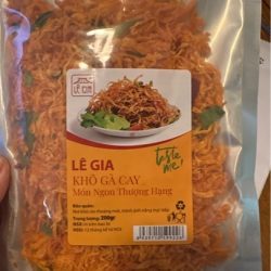 khô gà cay Lê Gia 200gr スパイシー鶏ジャーキー