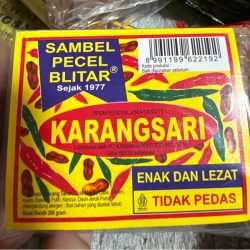 sambel pecel blitar karangsari