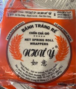 bánh tráng rế 揚げ春巻き用ライスペーパー（網目タイプ）