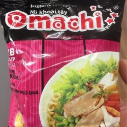 Mì Omachi vị sườn hầm ngũ quả インスタントラーメン 五目スペアリブ煮込み味