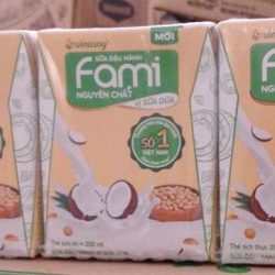 Sữa Fami vị dừa_ lốc ココナッツ味豆乳(6本パック)