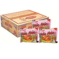 Mì hảo hảo tôm chua cay (thùng) 酸っぱ辛いエビ風味インスタント麺(1箱)