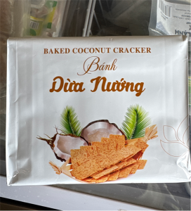bánh dừa nướng 焼きココナッツクラッカー