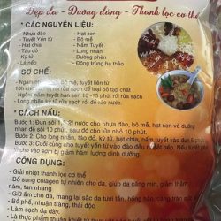 set Chè dưỡng nhan 美容薬膳デザートセット